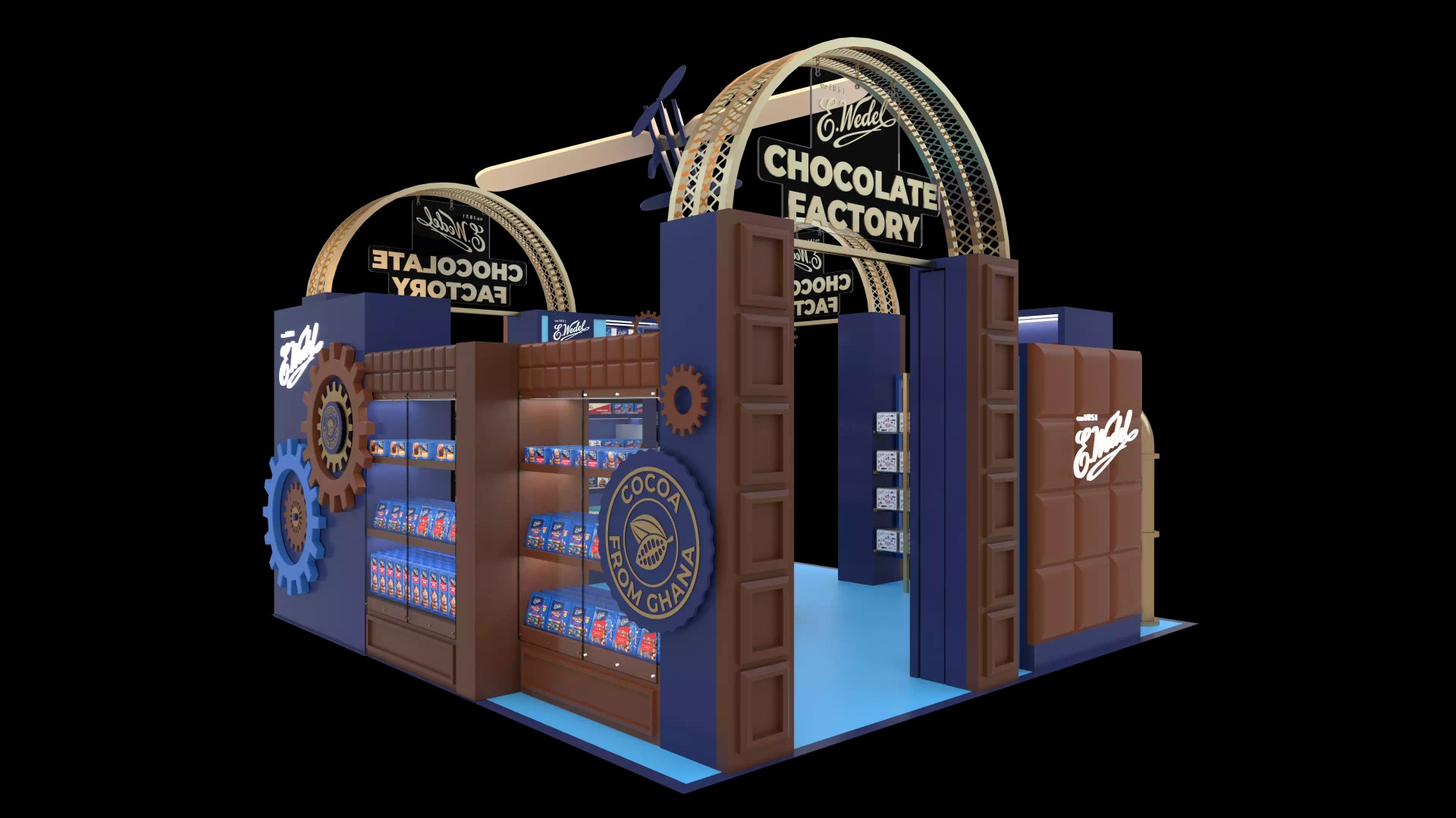 free standing retail display units